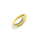 585er Gelb-Weißgold Ring