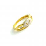 Gelb-Weißgold Ring aus 585er
