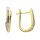 585er Gold Ohrringe in 3 Farben mit Brillanten